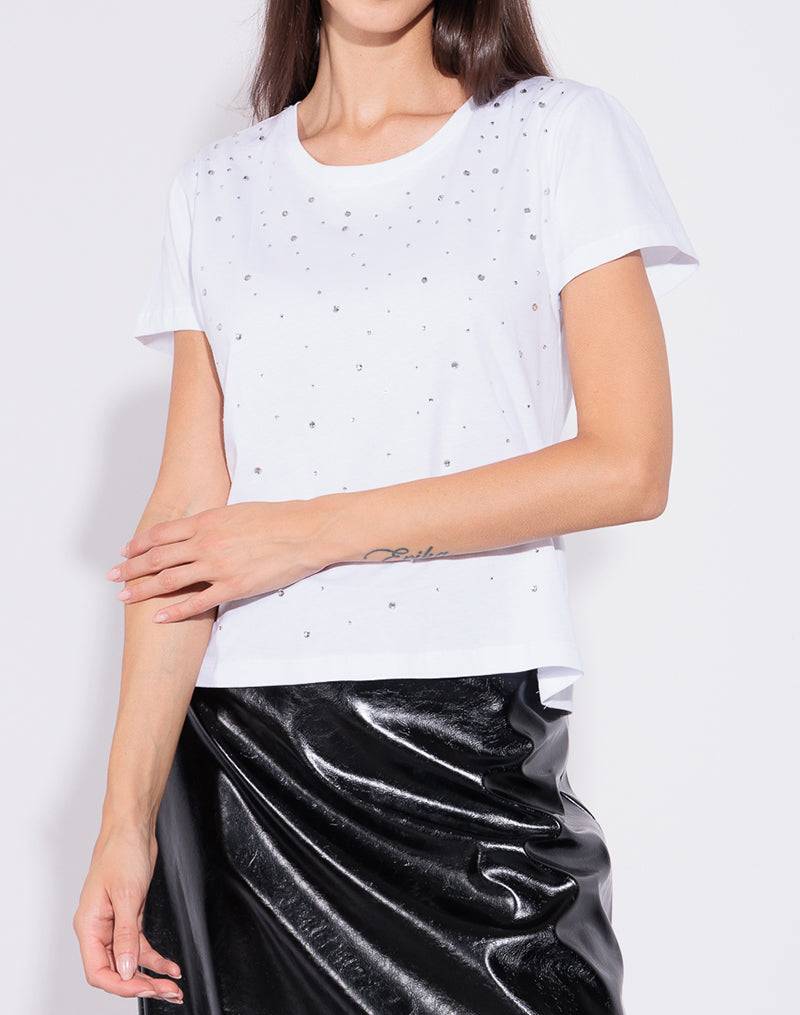 Risskio Lucas - T-shirt con strass Offerta