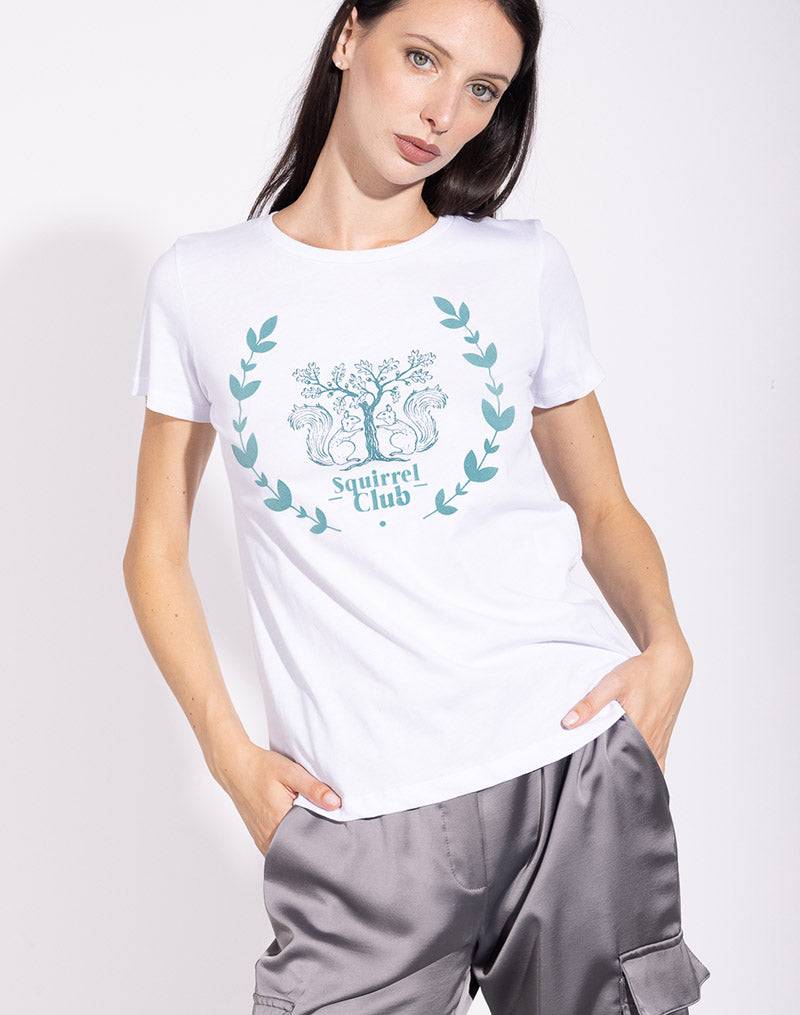 Risskio Celia - T-shirt con stampa scoiattolo Nuovo