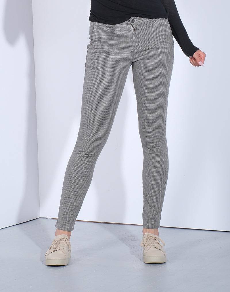 Risskio Mycro Winter Edition - Pantalone chino's microstampato Nuovo
