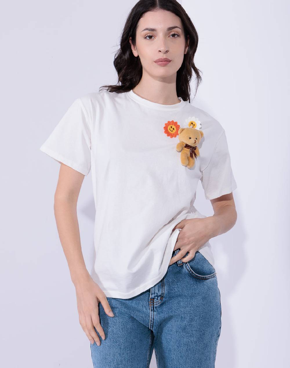Risskio Fidele - T-shirt con spille Economico