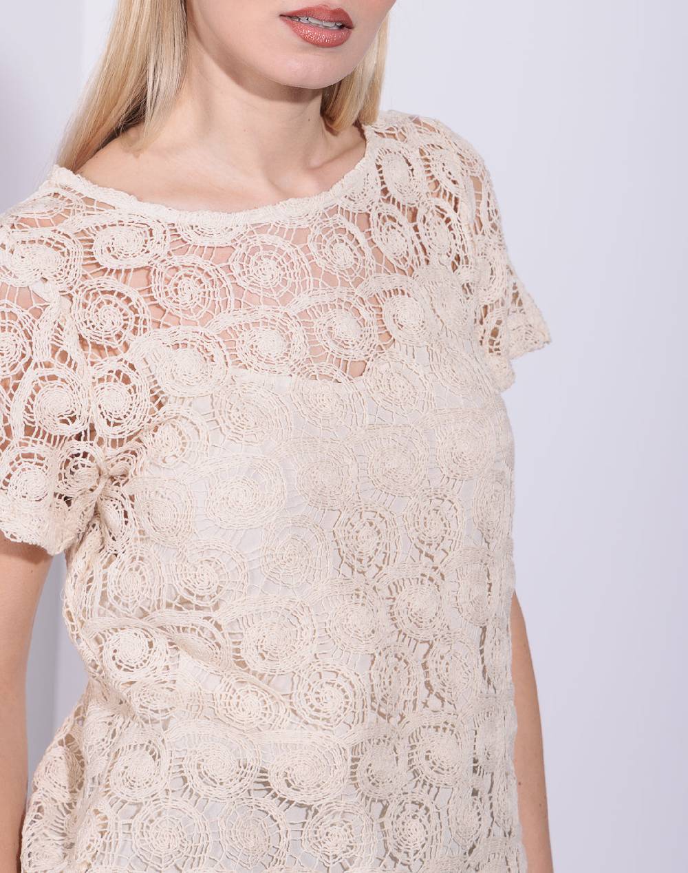 Risskio Bimalia - Top in pizzo crochet Negozi Online
