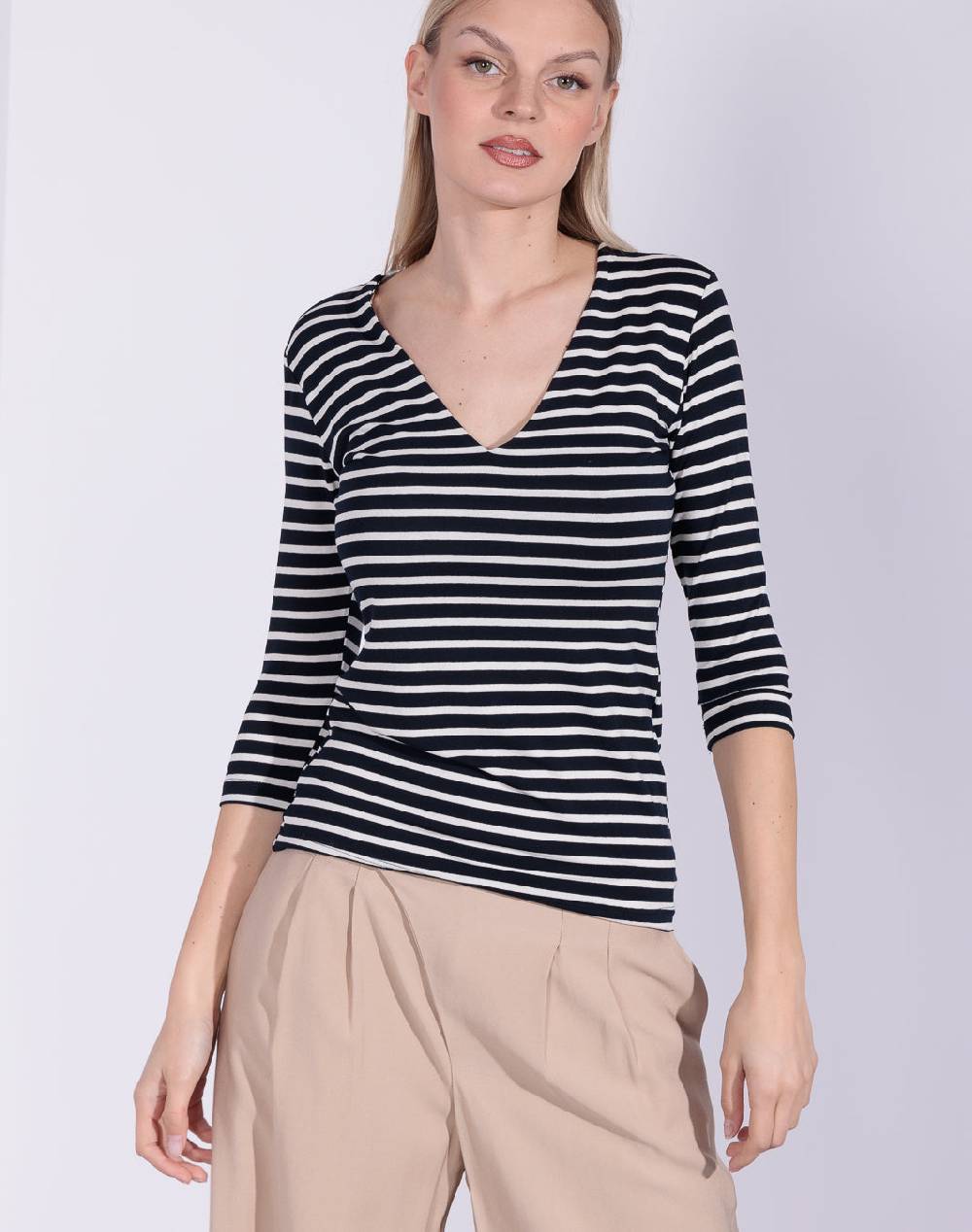Risskio Nadim - Maglia a righe Prezzo Ridotto