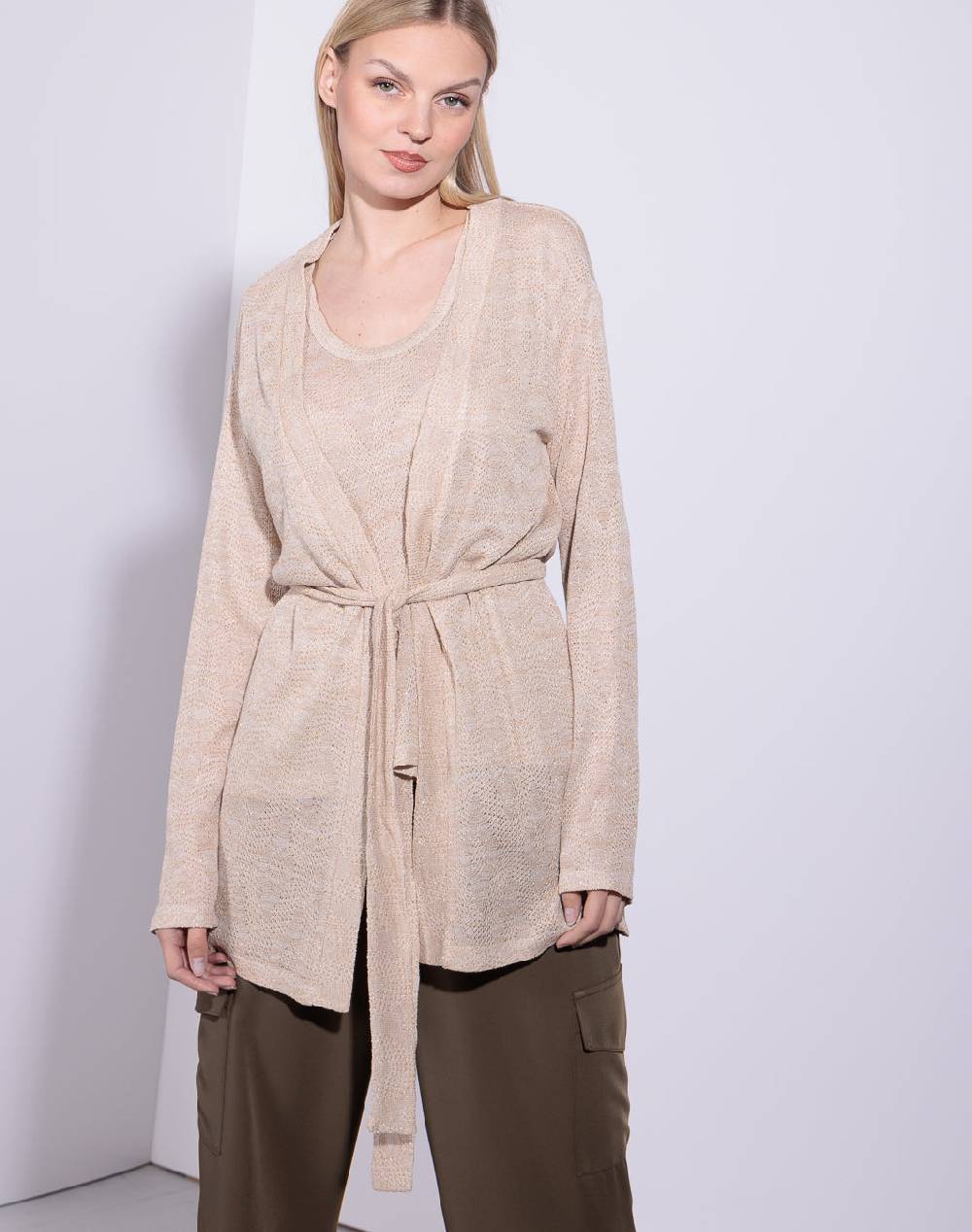 Risskio Idrissa - Cardigan lurex Economico