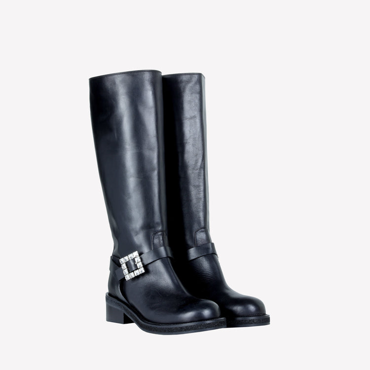 Roberto Festa BIKER IN VITELLO CON FIBBIA SWAROVSKI LIPA 50% di sconto con spedizione gratuita