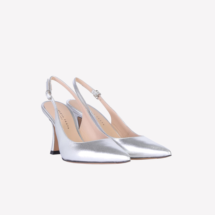 Roberto Festa SLINGBACK IN LUXOR SILVER LAVINIA Vendita Economica