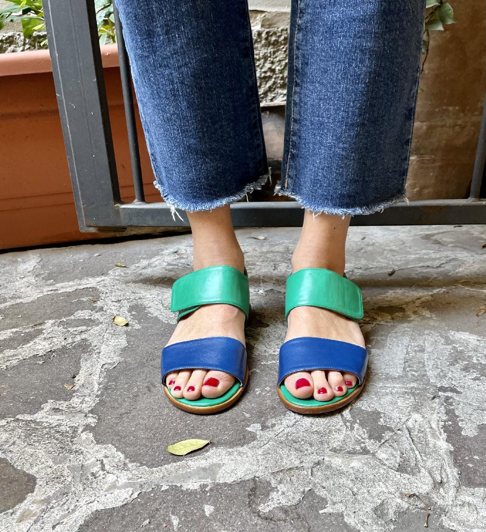Rose'S Roses Margaux Flat – Leather Vendita