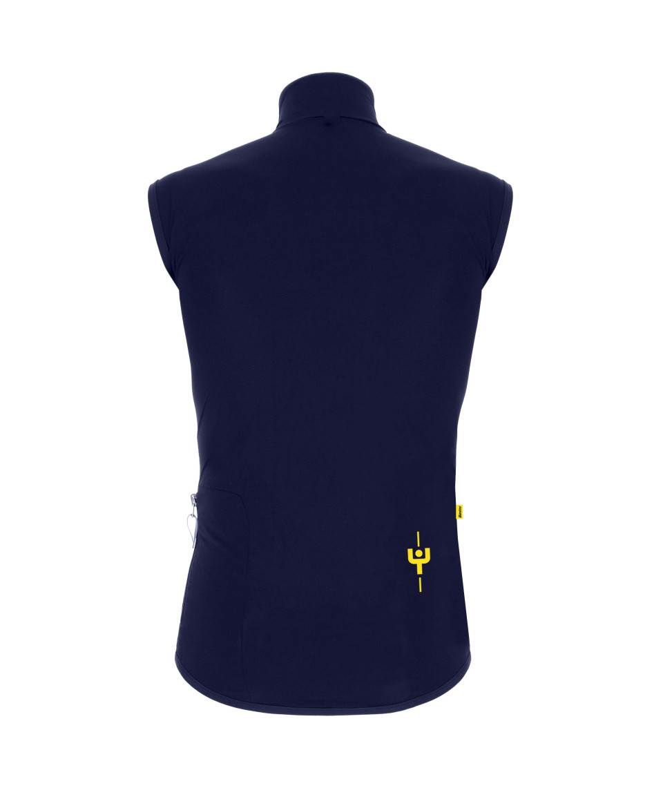 Santini LE MAILLOT JAUNE - GILET PIOGGIA Offerta