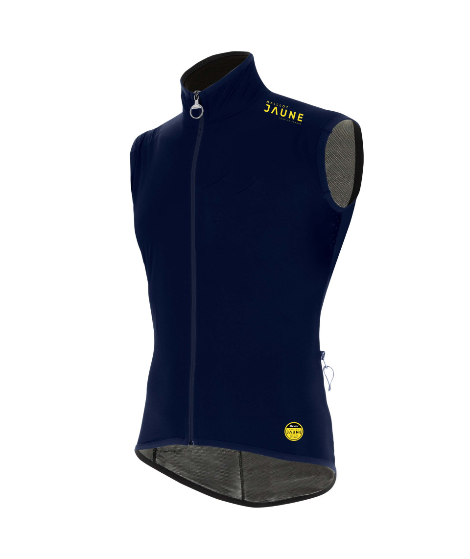 Santini LE MAILLOT JAUNE - GILET PIOGGIA Offerta