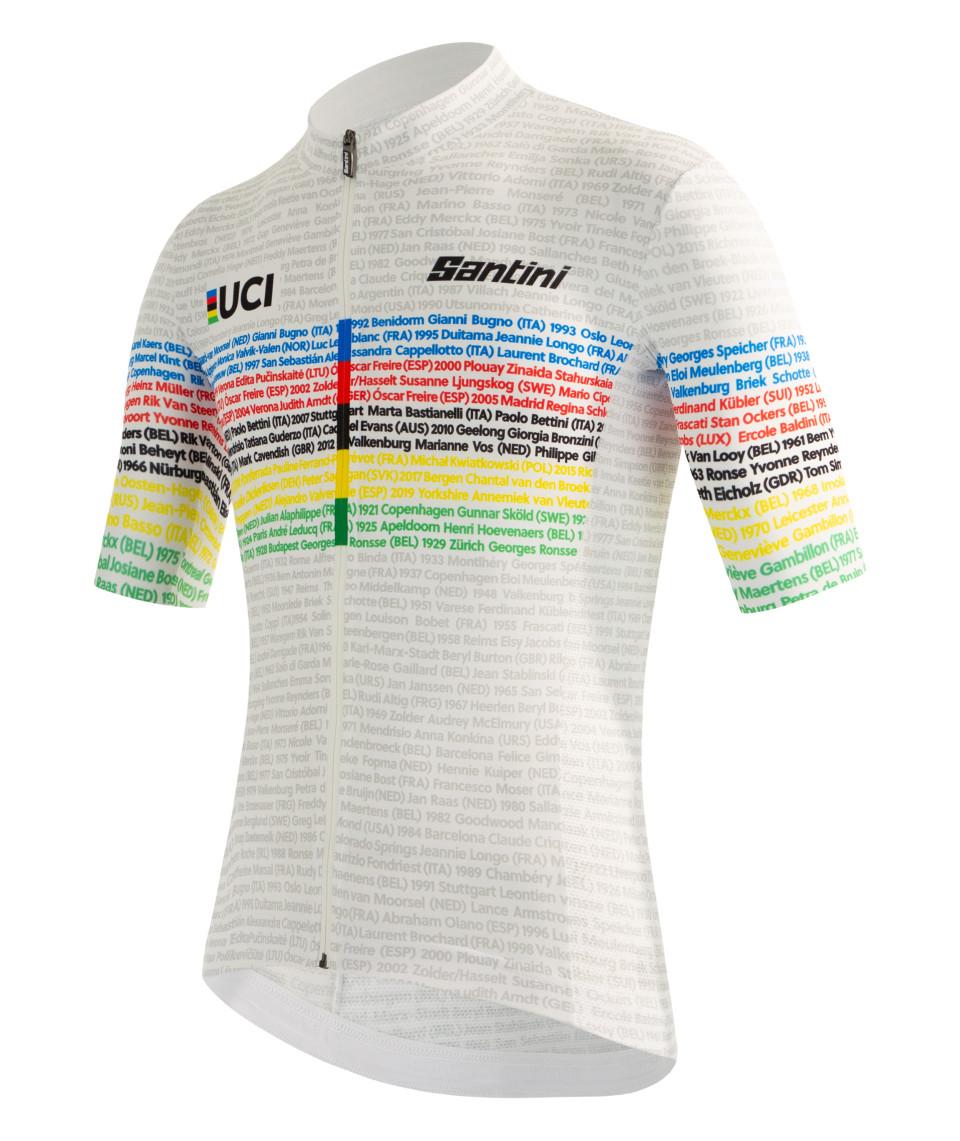 Santini UCI ROAD 100 CHAMPIONS - MAGLIA Vendita Economica