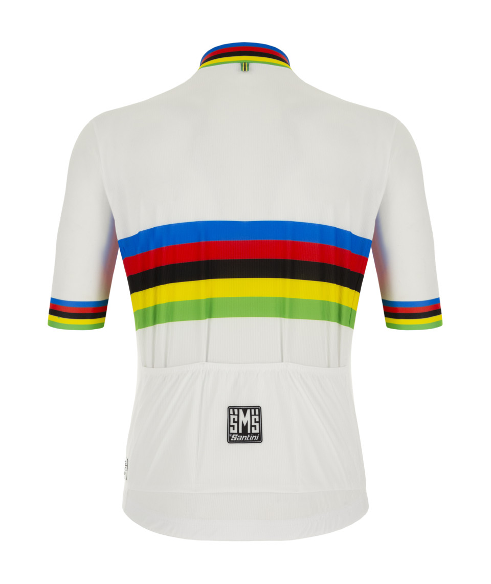 Santini UCI OFFICIAL CAMPIONE DEL MONDO - MAGLIA ECO Saldi Di Fabbrica
