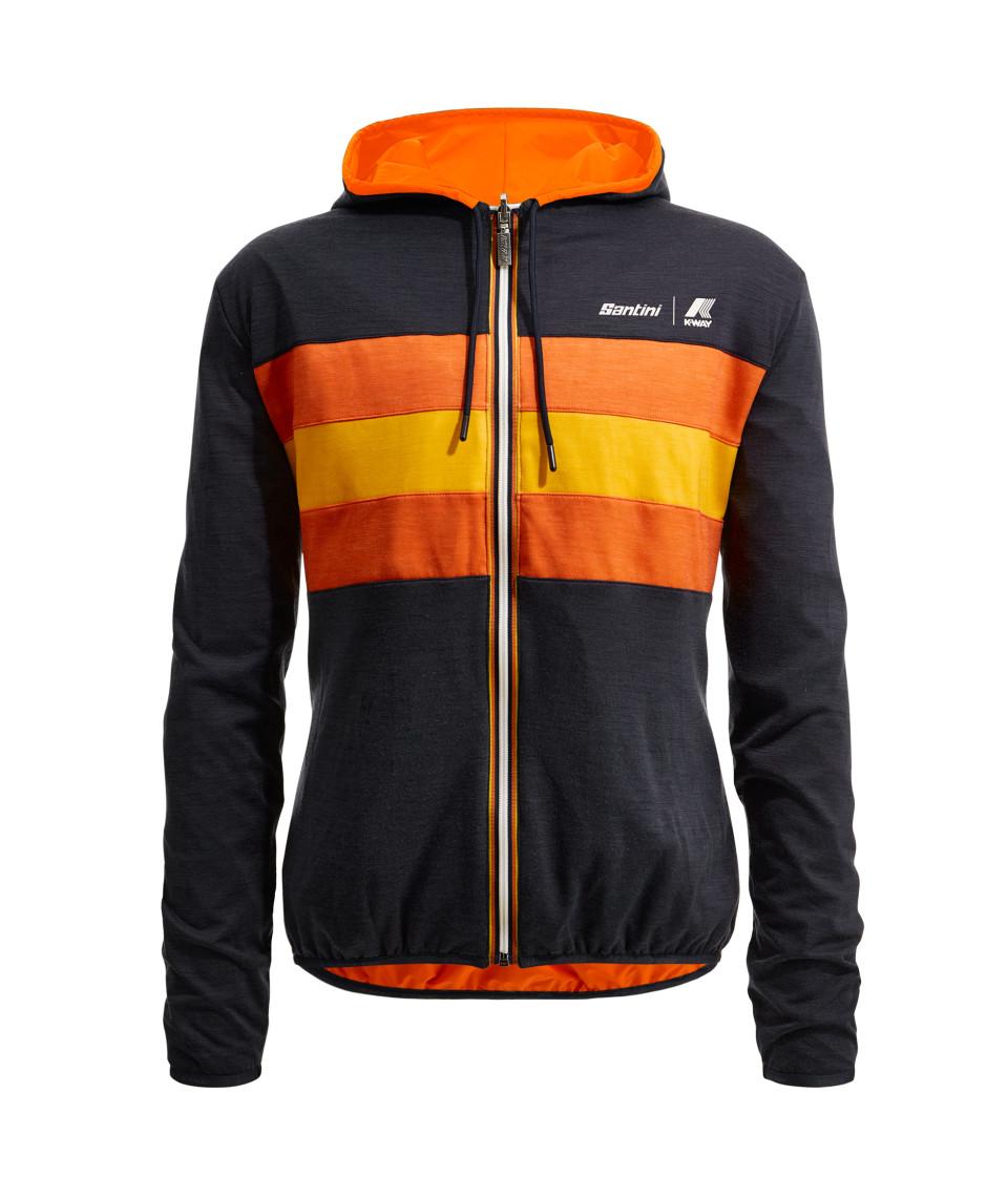 Santini SANTINI x K-WAY - GIACCA ANTIVENTO REVERSIBILE Shopping Online
