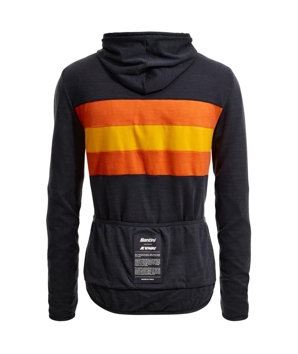 Santini SANTINI x K-WAY - GIACCA ANTIVENTO REVERSIBILE Affare Del Giorno