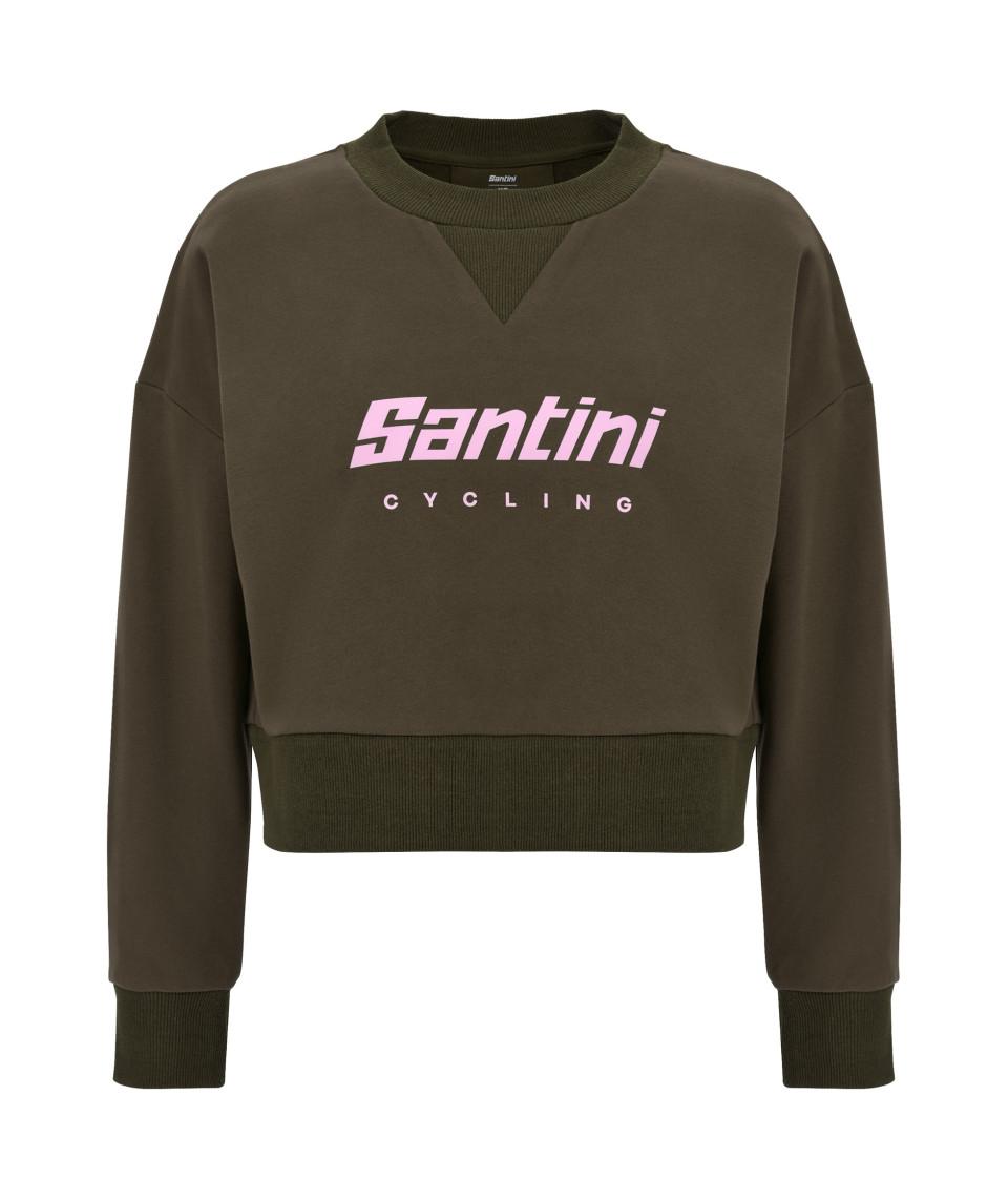 Santini BRAND - FELPA DONNA CROPPED