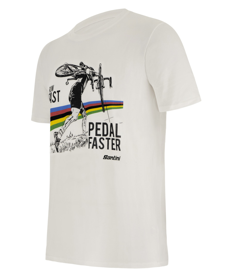 Santini T-SHIRT CICLOCROSS - UCI OFFICIAL Saldi Di Fabbrica