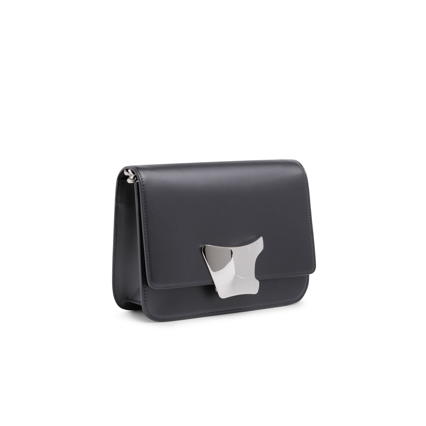 Santoni Borsa a tracolla in pelle nera Online
