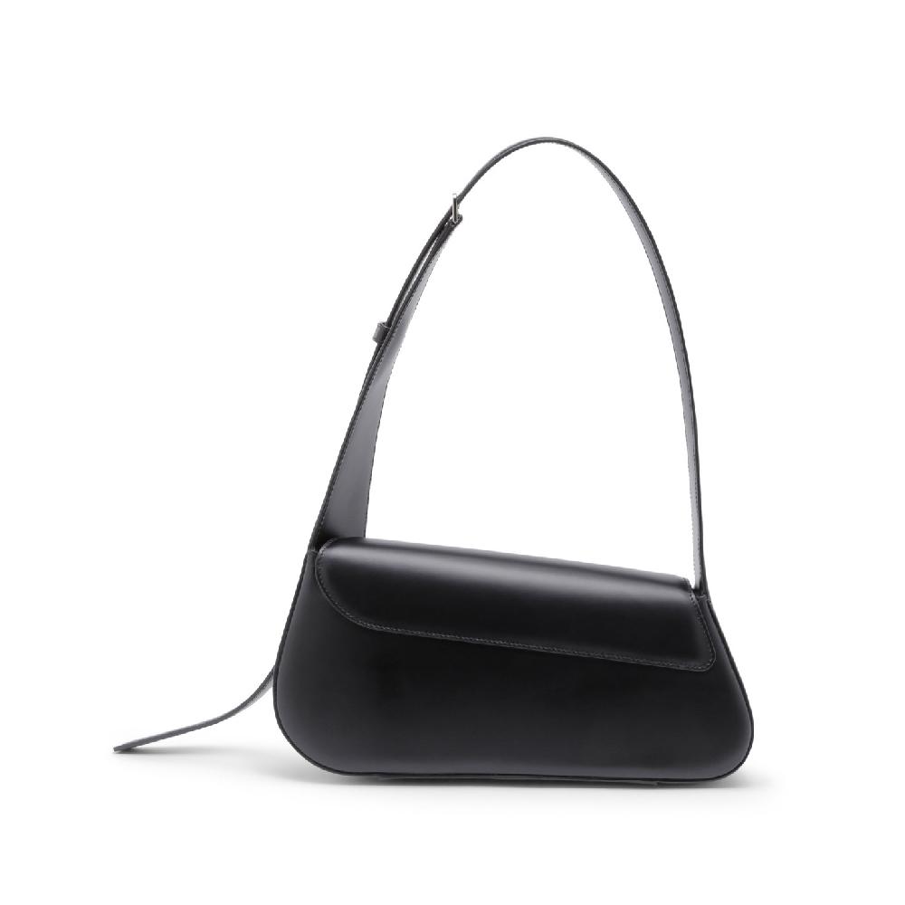 Santoni Borsa ThePluto in pelle nera Vendite Flash
