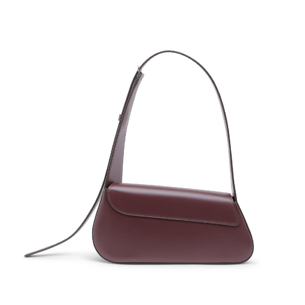 Santoni Borsa ThePluto in pelle bordeaux Nuova