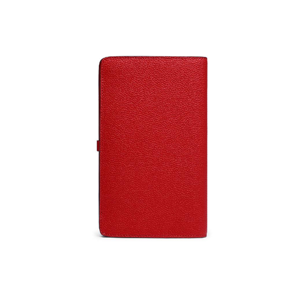 Santoni Porta documenti in pelle rossa Hotsell