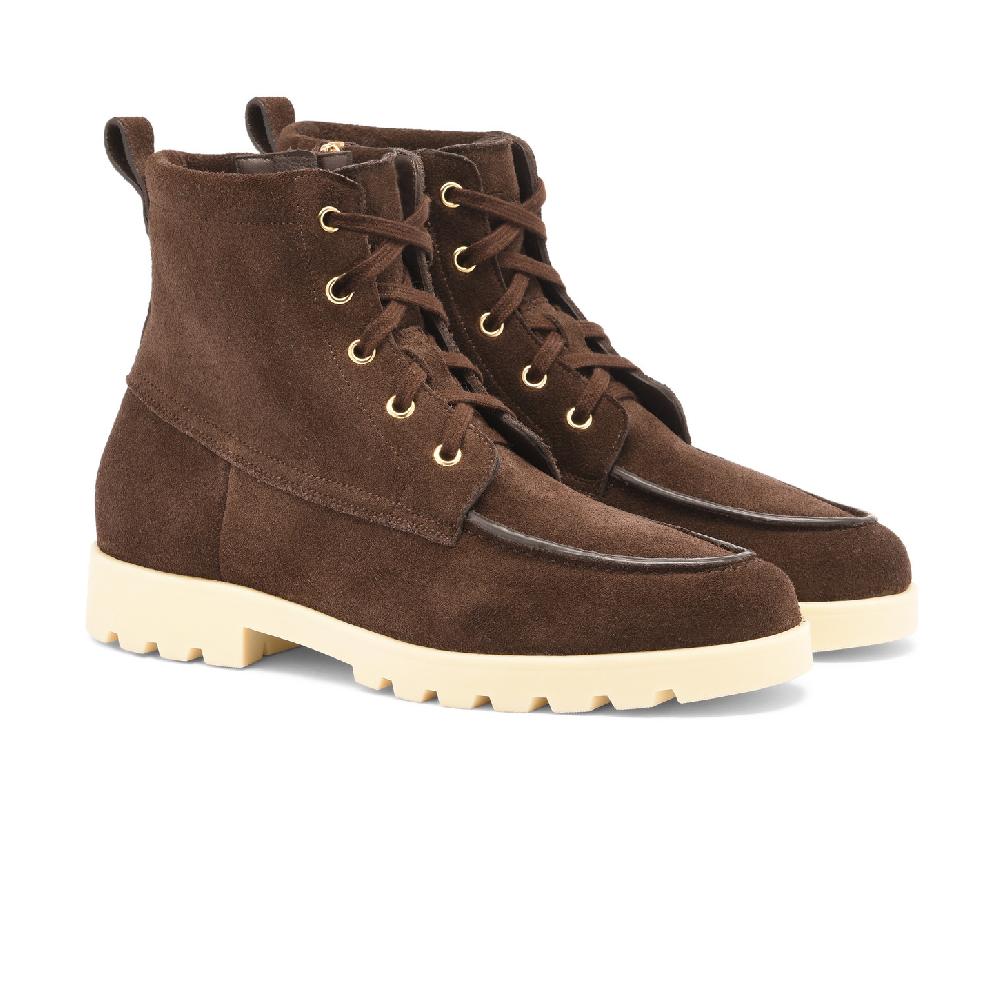 Santoni Stivaletto da donna in suede testa di moro Negozio