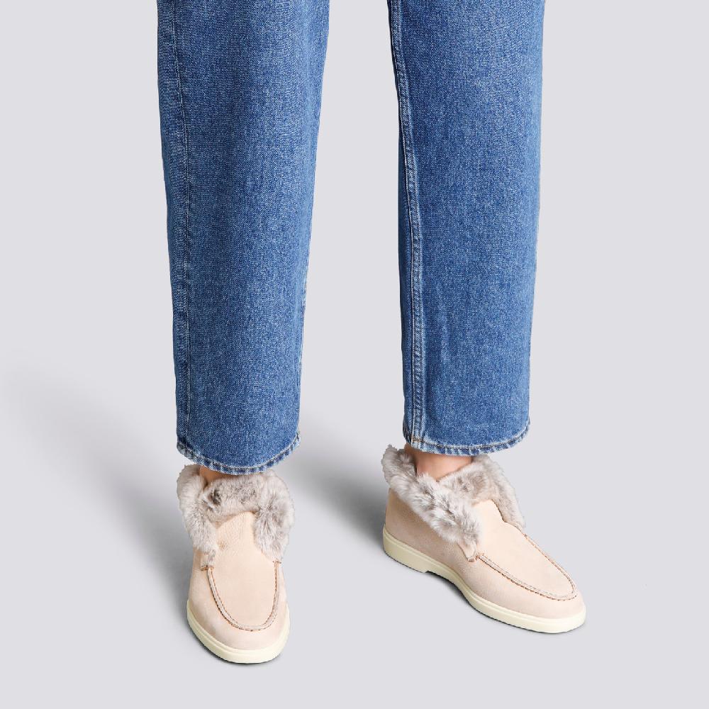 Santoni Stivaletto desert da donna in nabuk rosa In Saldo