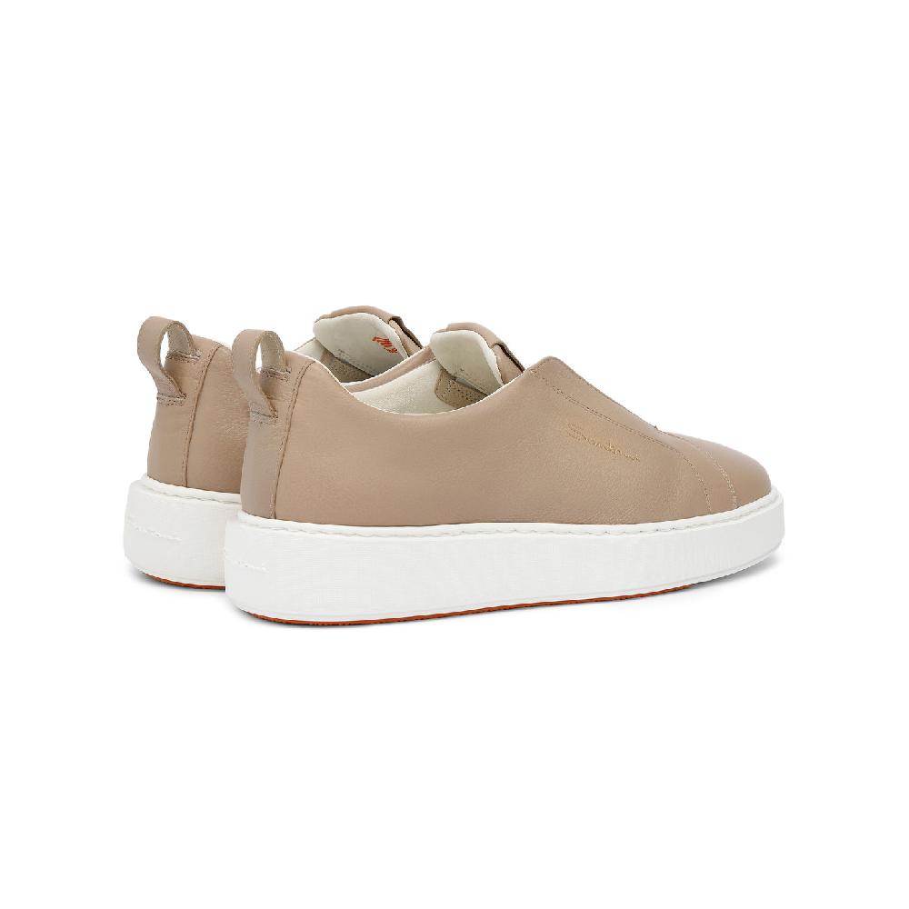 Santoni Sneaker slip-on da donna in pelle rosa Italy