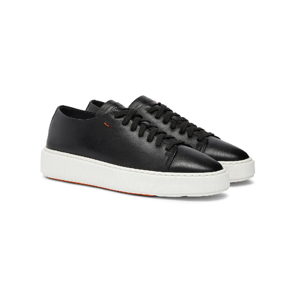 Santoni Sneaker da donna in pelle nera Soddisfazione Garantita