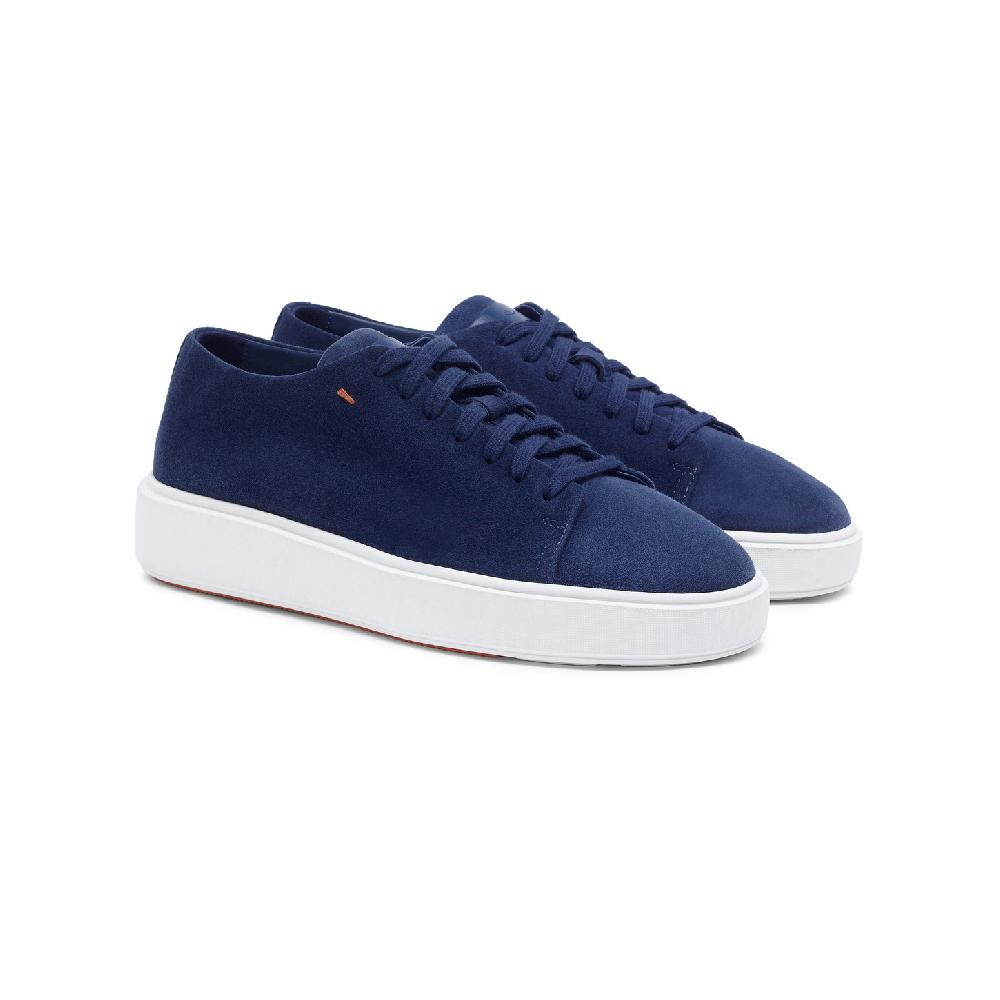 Santoni Sneaker da donna in suede blu I Più Venduti
