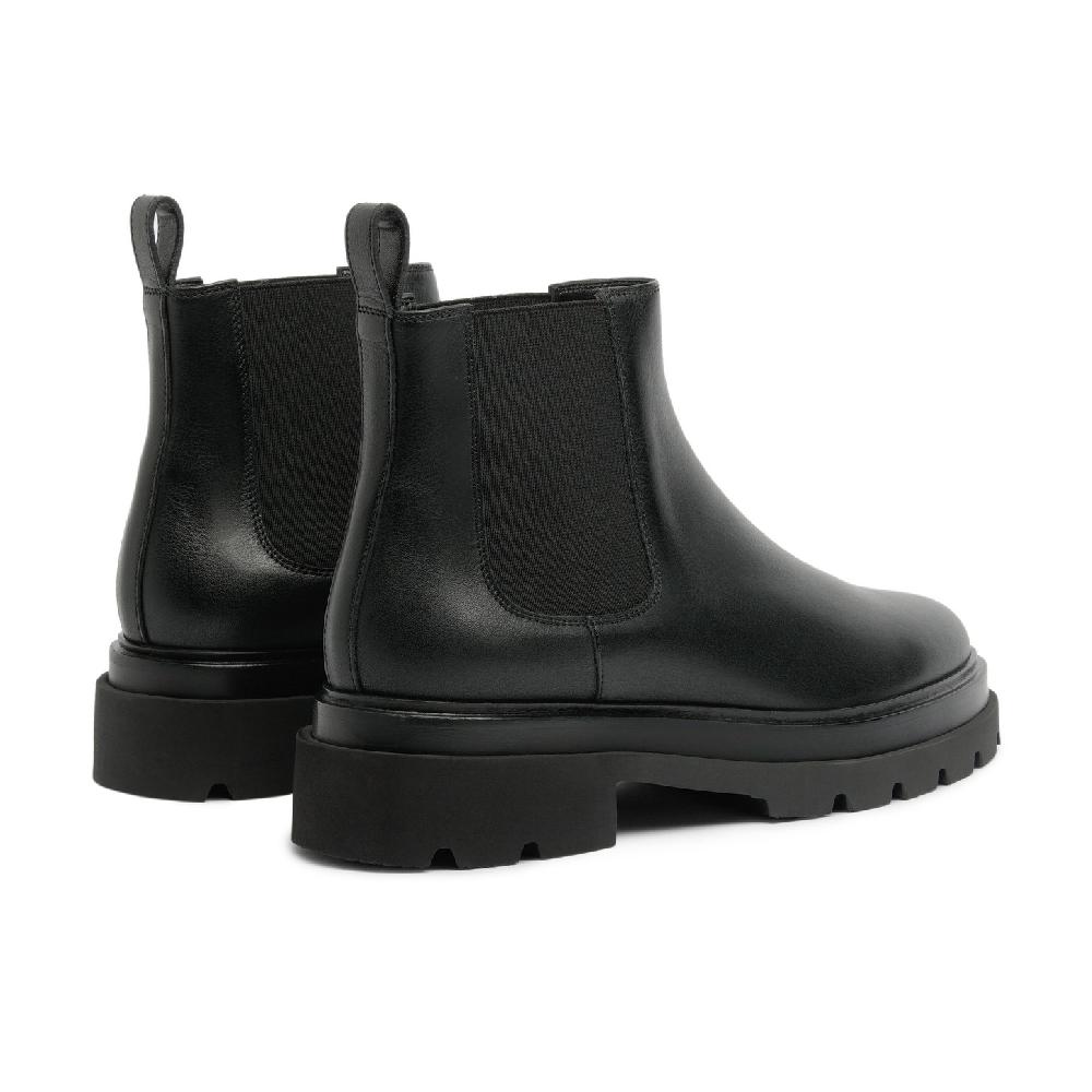 Santoni Stivaletto chelsea da donna in pelle nera Qualità