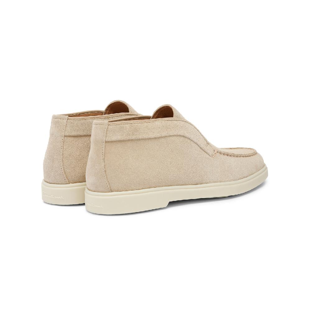 Santoni Stivaletto desert da donna in suede rosa Spedizione Gratuita