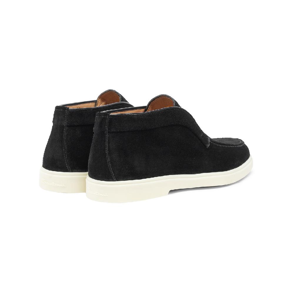 Santoni Stivaletto desert da donna in suede nero Online