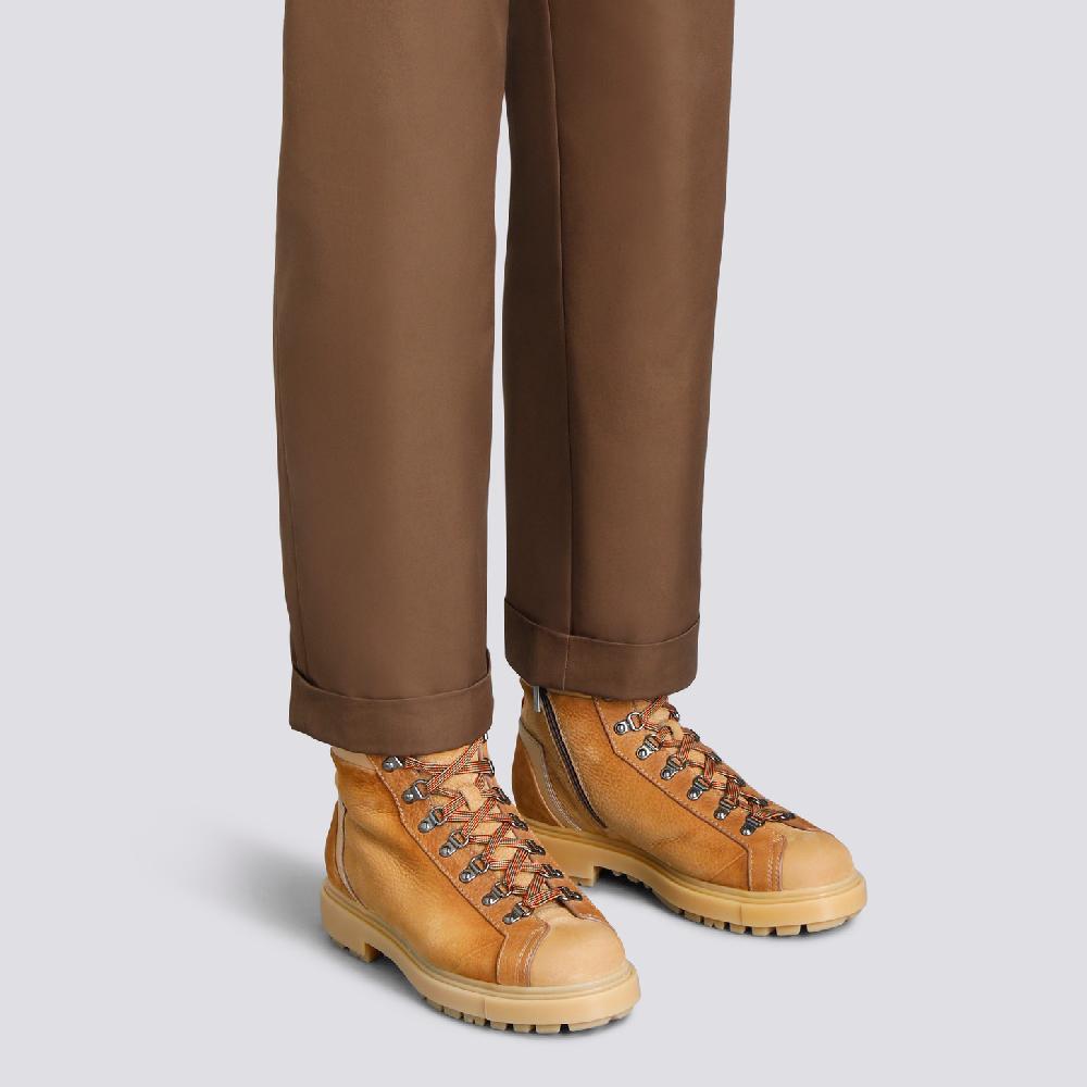 Santoni Scarponcino da montagna da uomo in nabuk marrone Convenienza