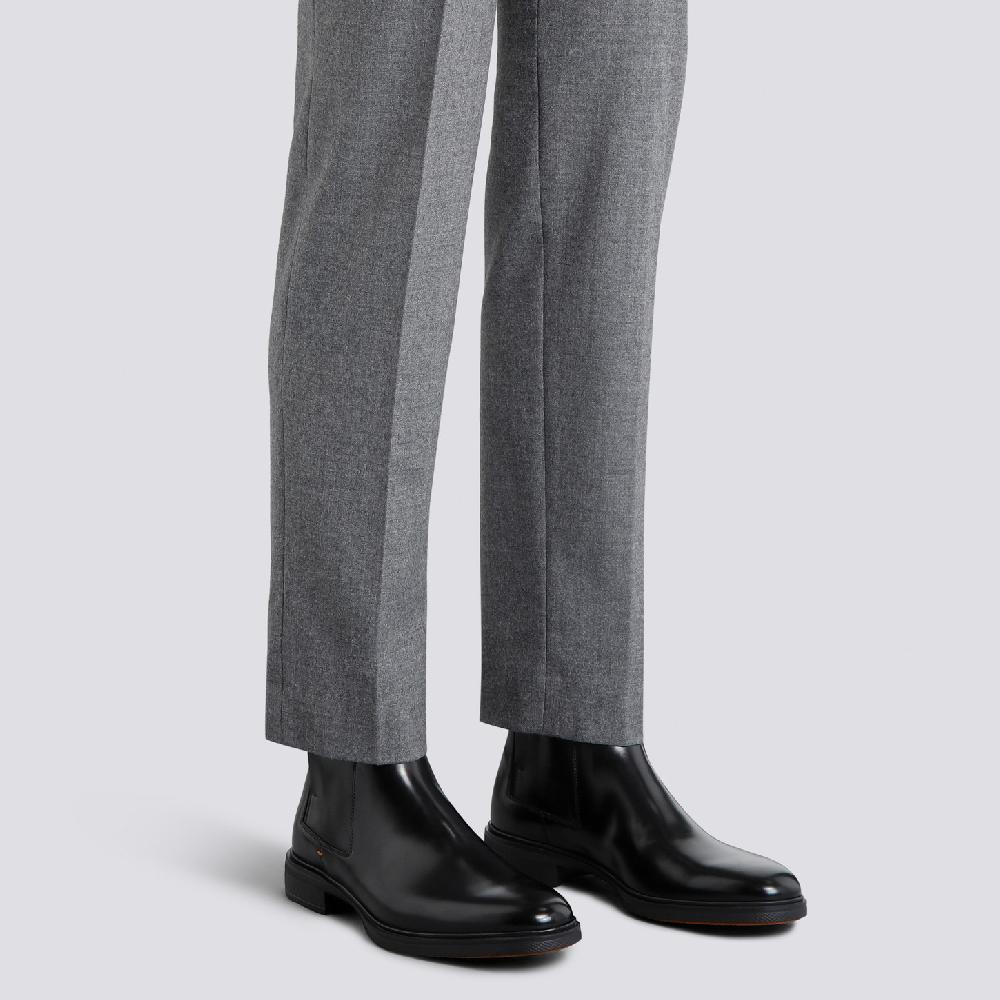 Santoni Stivaletto Easy da uomo in pelle nera Negozio