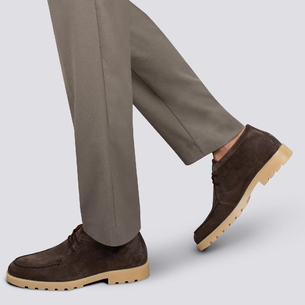 Santoni Stivaletto desert da uomo in suede marrone Affare Del Giorno