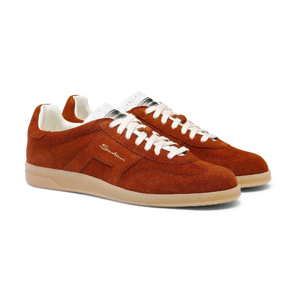 Santoni Sneaker DBS Oly da uomo in suede marrone Moda