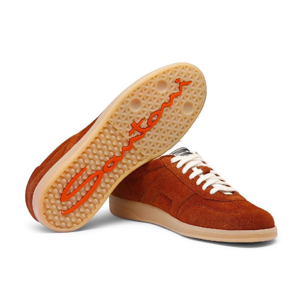 Santoni Sneaker DBS Oly da uomo in suede marrone Moda