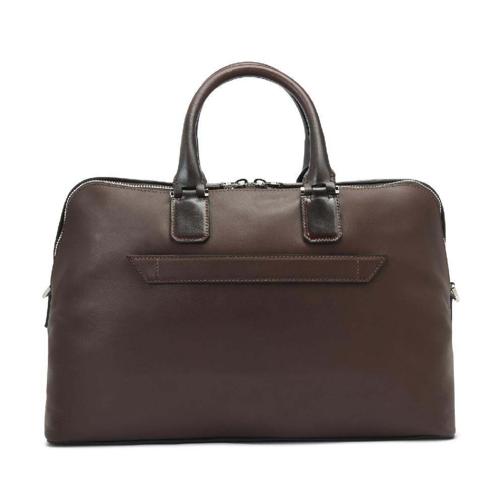Santoni Borsa porta pc in pelle marrone Affare Del Giorno