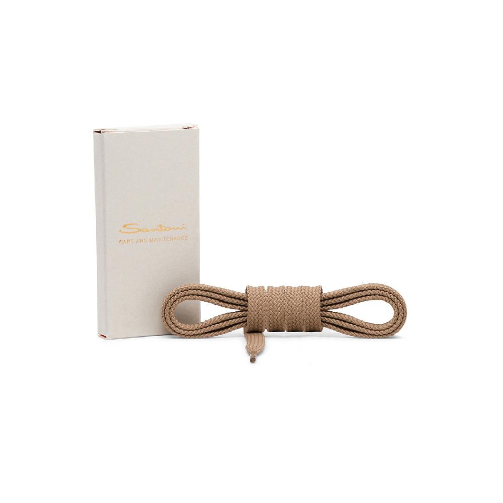 Santoni Lacci in nylon beige - 120 cm