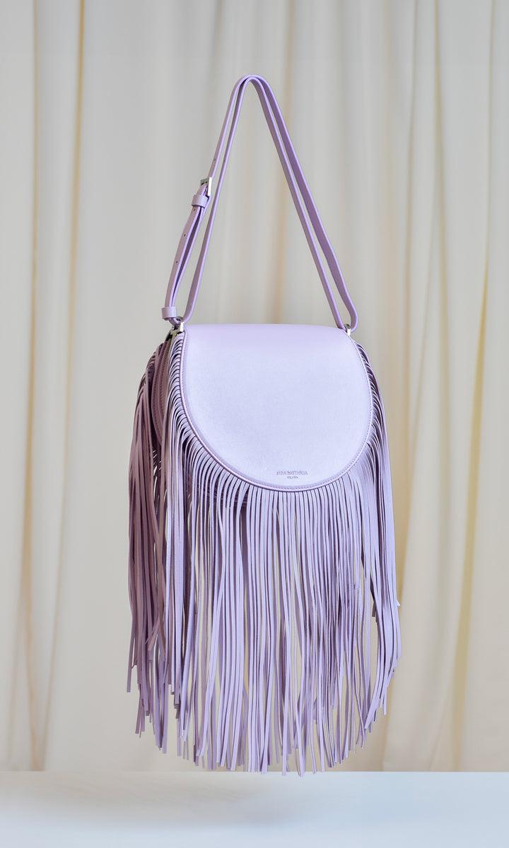 Sara Battaglia Caroline Fringed Consegna Veloce