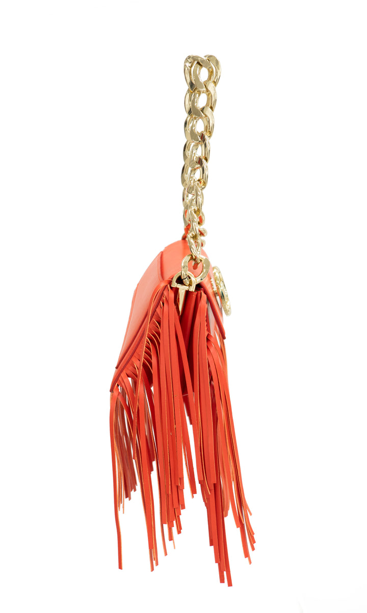 Sara Battaglia Euphoria Fringed Bag XS Presa