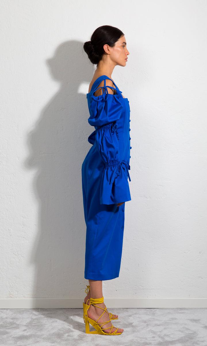 Sara Battaglia Longuette Dress Negozio