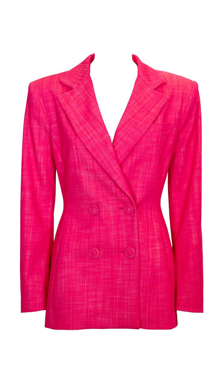 Sara Battaglia Double-Breasted Jacket Moda
