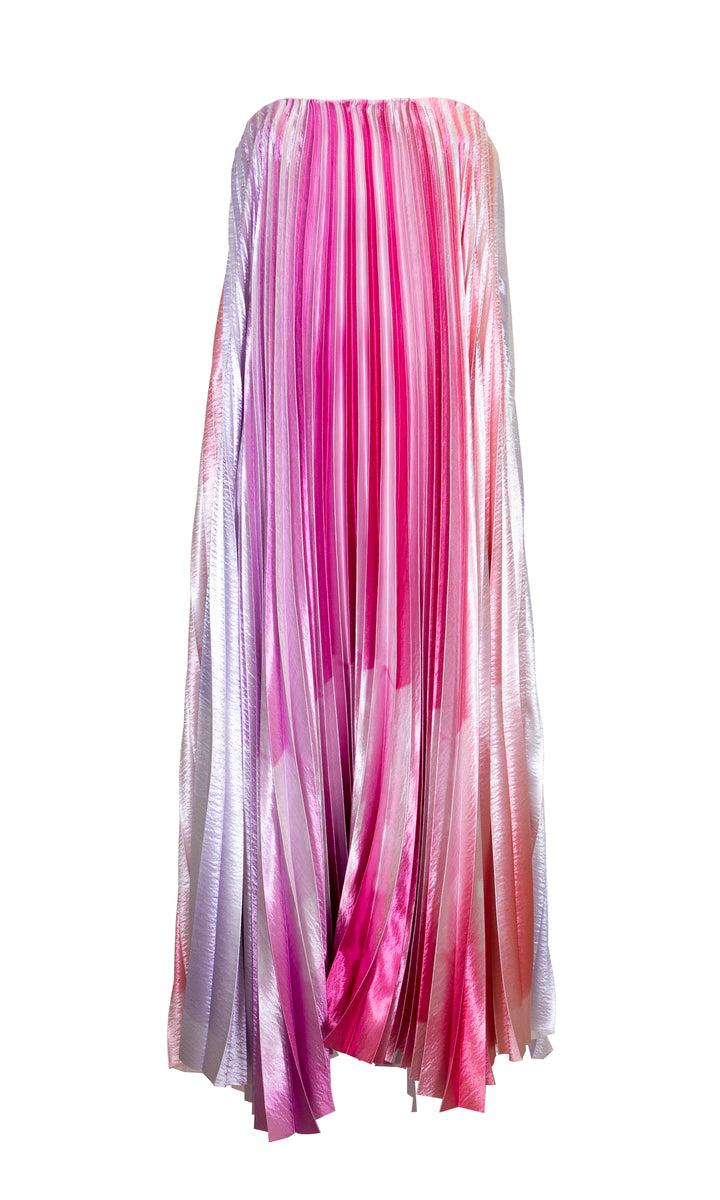 Sara Battaglia Plissé Dress Qualità