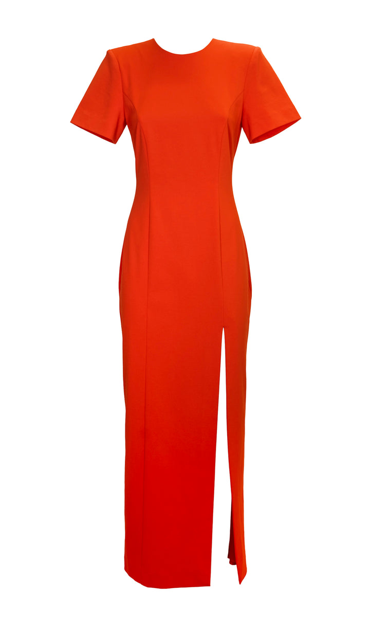 Sara Battaglia Slit Dress Vendita