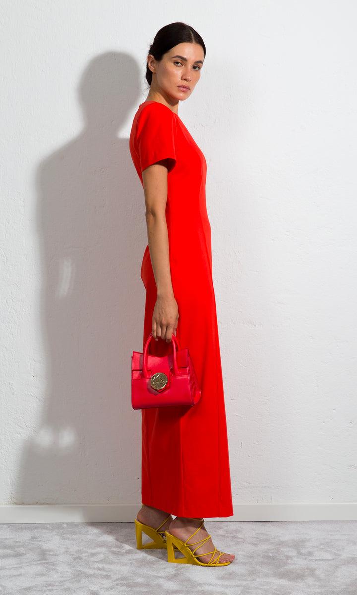 Sara Battaglia Slit Dress Vendita