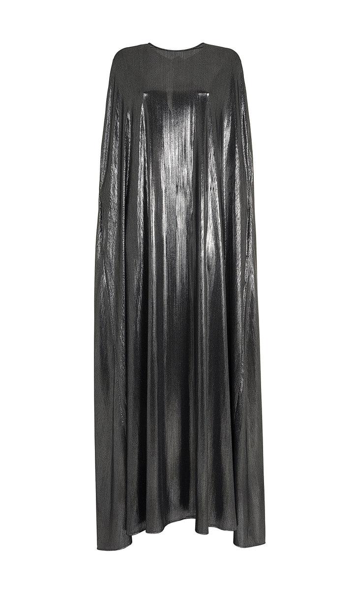 Sara Battaglia Lurex cape dress Italy