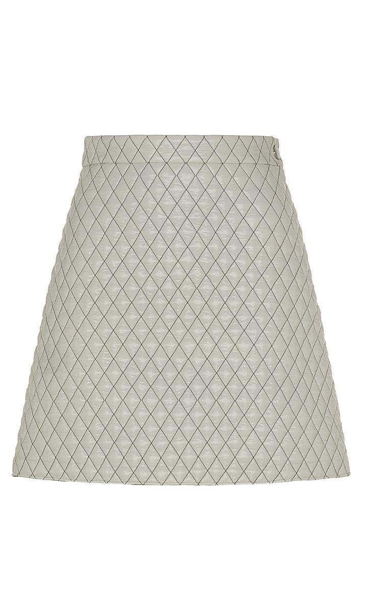 Sara Battaglia Quilted mini skirt Italia