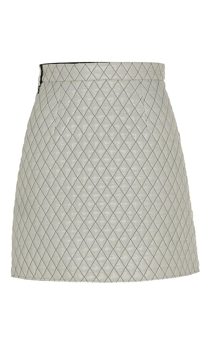 Sara Battaglia Quilted mini skirt Italia