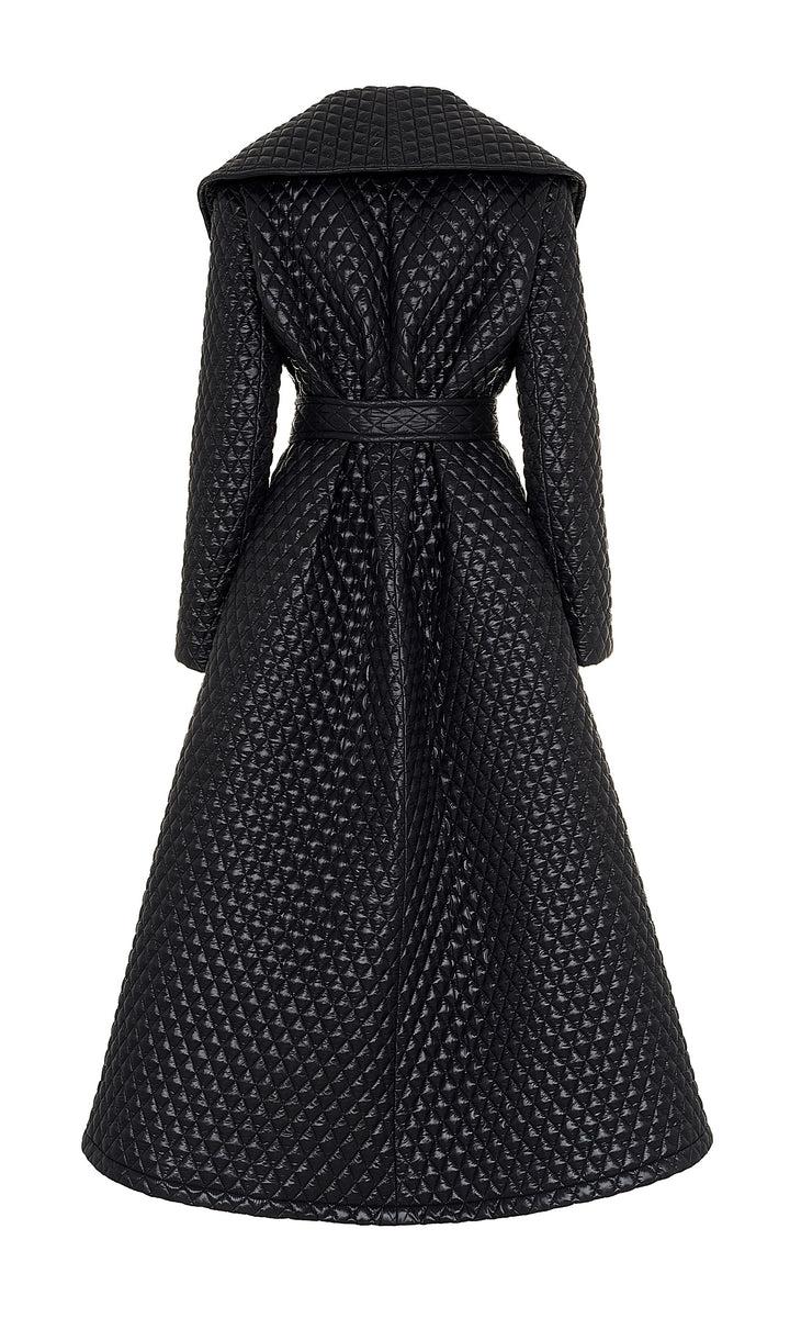 Sara Battaglia Quilted Coat Offerte speciali
