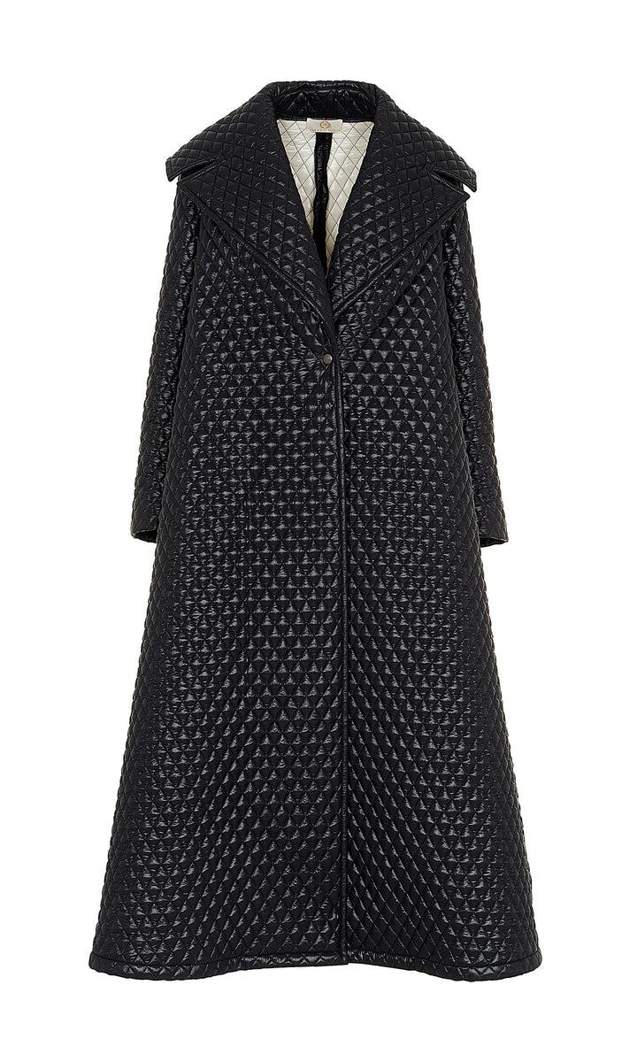 Sara Battaglia Quilted Coat Offerte speciali