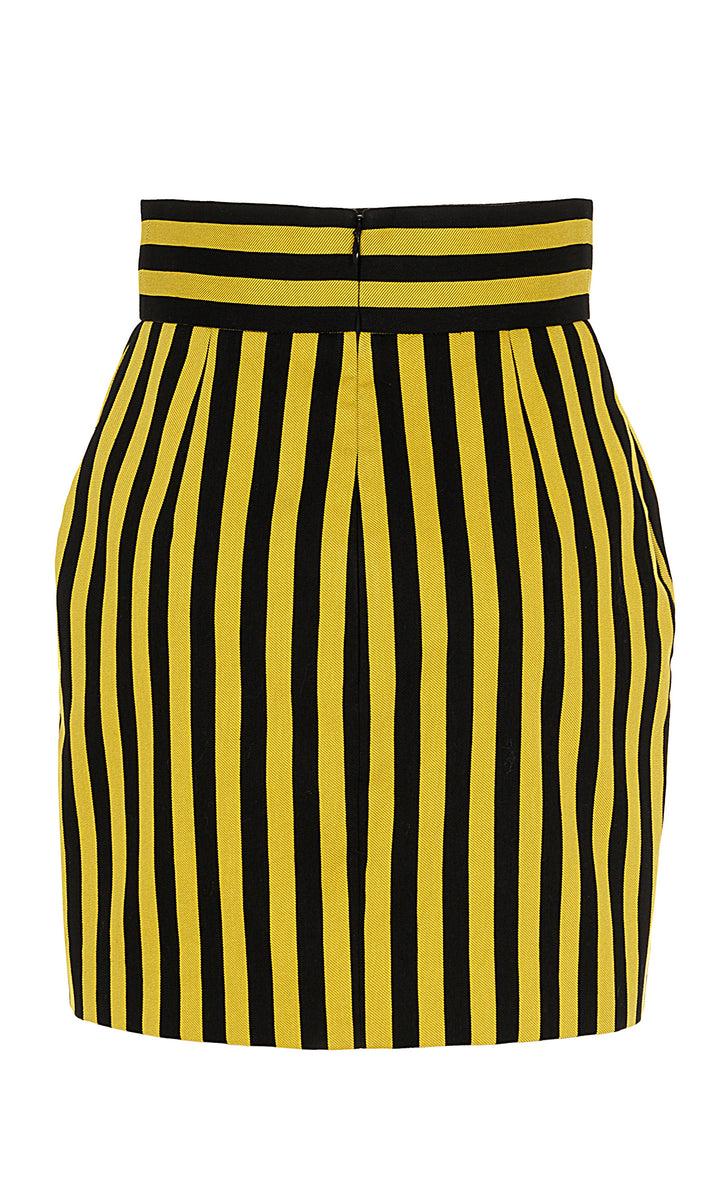 Sara Battaglia Jacquard mini skirt Qualità